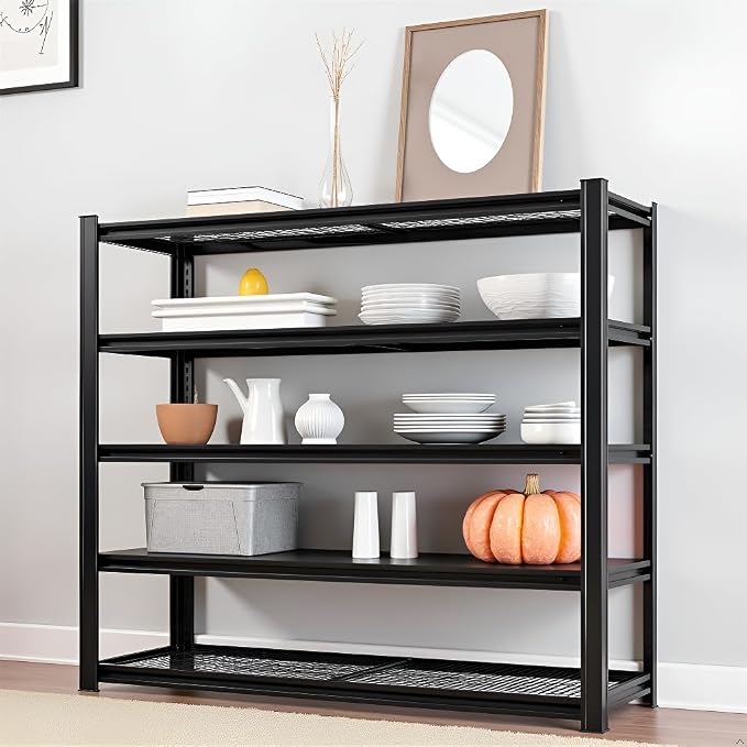 Storage Shelving Unit Height Adjustable Heavy Duty Garage Shelves Metal Utility by DarubtesForanideallife
