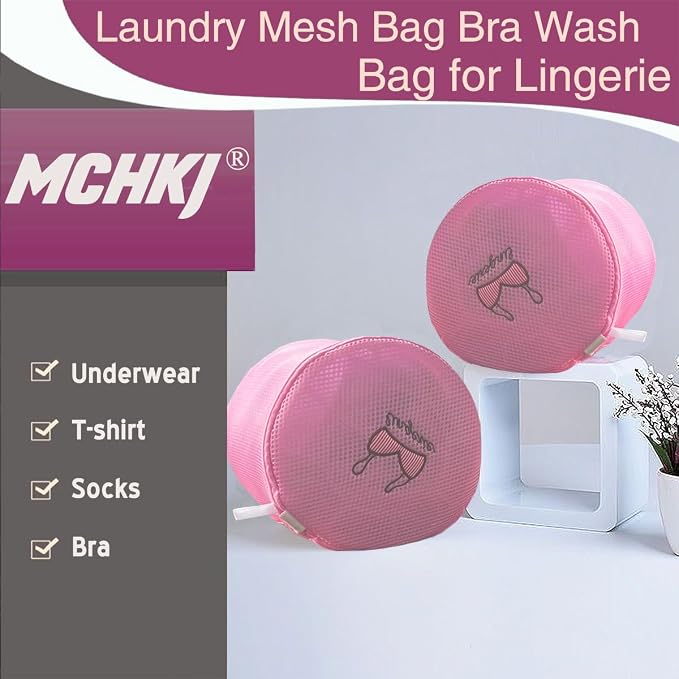 Large Bra Laundry Bags for Washing Machine, Fits All Cups Anti Deformation Bra - Image 5