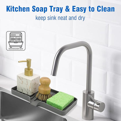 3-Pack Silicone Soap Dish, Sponge Holder - Image 4