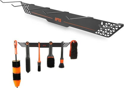 SPTA Detailing Brush Towels Hanger Detailing Brush Holder 6 Organizer Hooks by SPTA