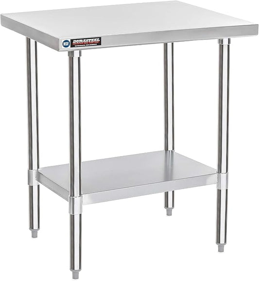 DuraSteel 24x30 Stainless Steel Work Table by DuraSteel