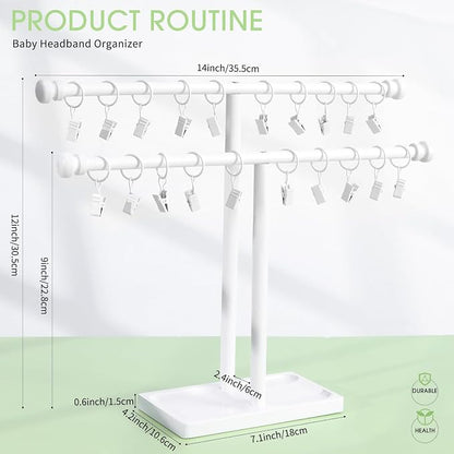 POVETIRE Headband Holder Stand Storage - Image 5