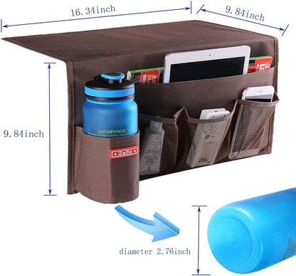 5 Pockets Bedside Caddy, Bedside Storage Organizer - Image 2