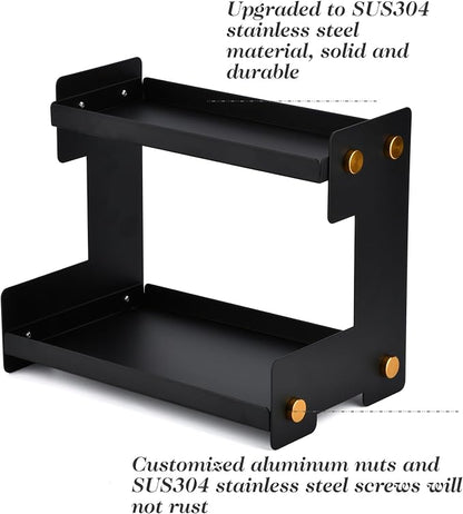 FFK 2 Tier Bathroom Countertop Organizer, Storage Shelf - Image 4