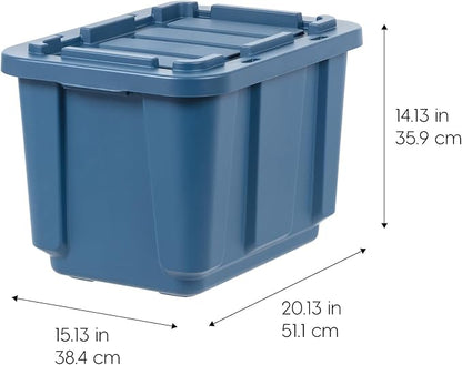 IRIS USA 12 Gallon Eco-Friendly Heavy Duty Truck Bed Toolbox Storage Tote Bins - Image 2