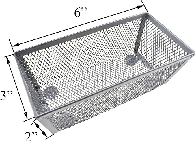 HAHIYO Stackable Mesh Tray Cup 6 x 3 x 2 inches Sturdy Container - Image 3