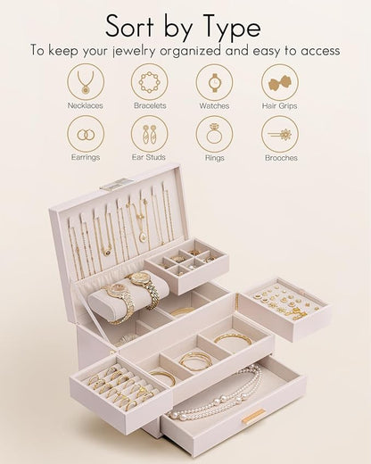 Vlando 3 Layer Jewelry Box - Image 3