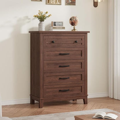 GarveeHome 5 Dresser for Bedroom, 41.3 in Tall Vertical Drawer Dresser - Image 3