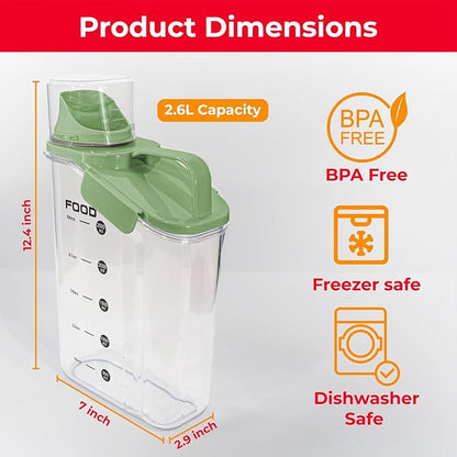 Two Pack Food & Cereal Storage Container - Image 6