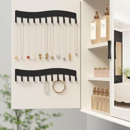 Wall Necklace Organizer Holder: Wall Mounted Jewelry Hanging Storage Necklaces - Image 3