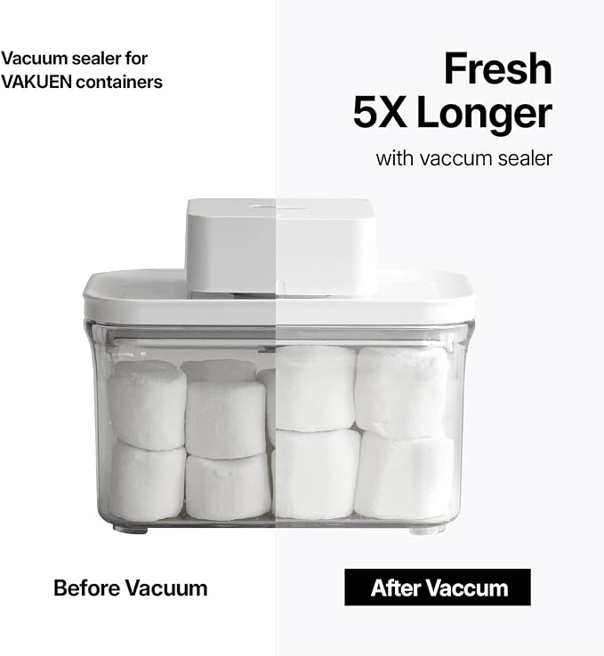 VAKUEN Premium Airtight Food Storage Containers, Mini 9P/SET include Vacuum - Image 5