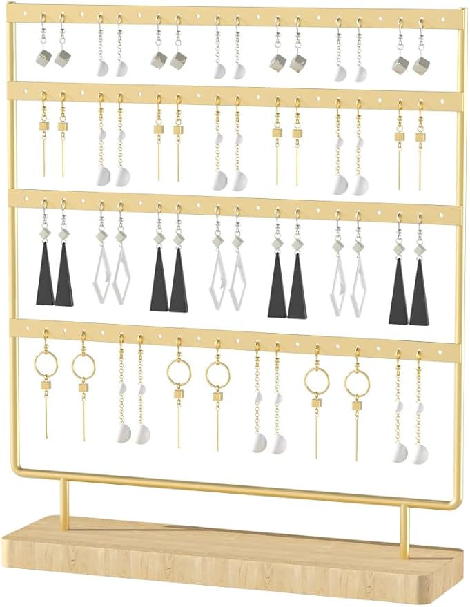 Earring Holder Organizer, Pierced Large Earrings Display Stand by Ausalivan