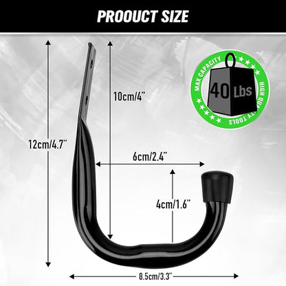 Heavy Duty Garage Storage Hooks, 6-piece Bike Hooks - Image 3