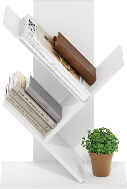 Furinno Tree Book Shelf, 3-Tier Bookshelf, Tree Bookcase - Image 6
