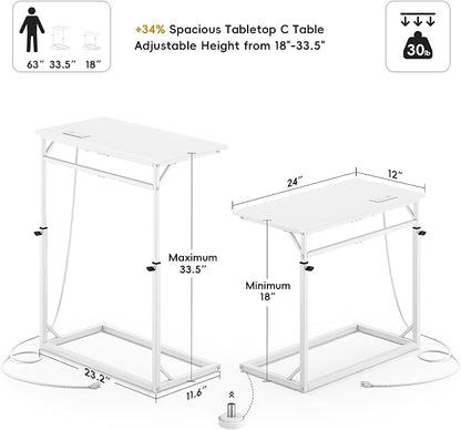 Vagusicc C Shaped End Table - Image 3