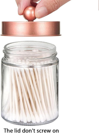 Amolliar Apothecary Jars Bathroom Storage Organizer -Countertop Storage - Image 3
