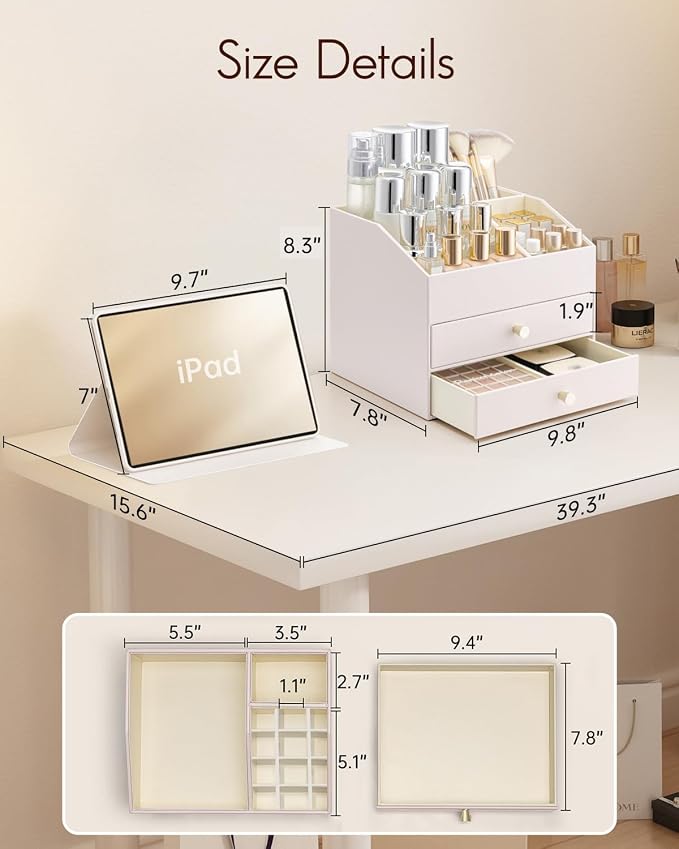 Vlando Makeup Organizer, Skincare Organizer - Image 6