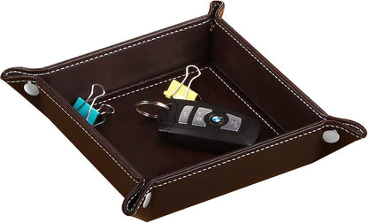 YAPISHI Key Dish Bowl for Men, Entryway Catchall Holder Bedside Table Valet by YAPISHI