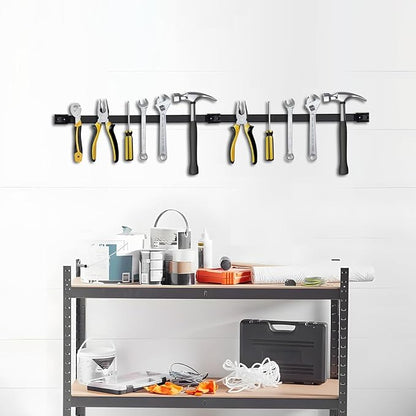 24" Magnetic Tool Holder, 5 Packs Magnetic Storage Strips Magnet Bar PVC Coated - Image 6