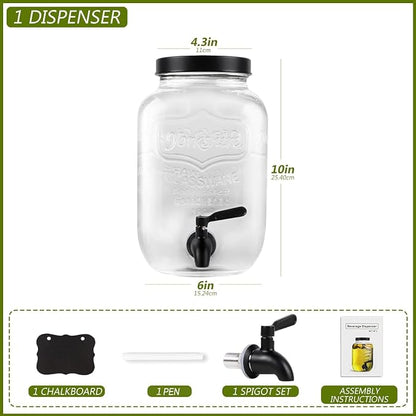 1 Gallon Drink Dispenser with Spigot 18/8 Stainless Steel – Airtight & - Image 5