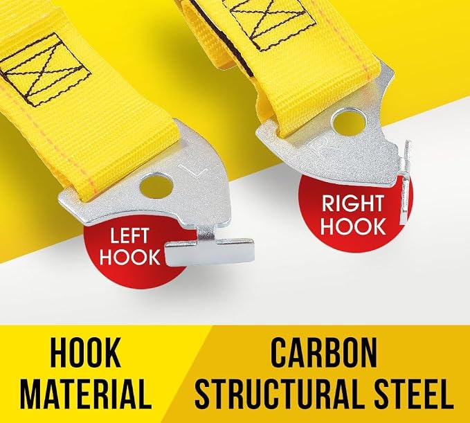 Mytee Products 4 Pack 2"x122.5" Pallet Rack Safety Straps - Image 5