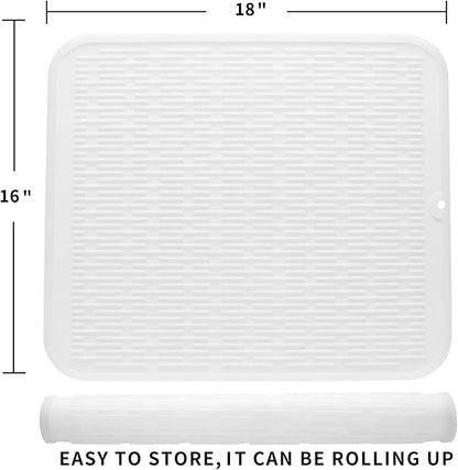 Silicone Dish Drying Mat for Multiple Usage, Easy clean, Eco-friendly, - Image 2