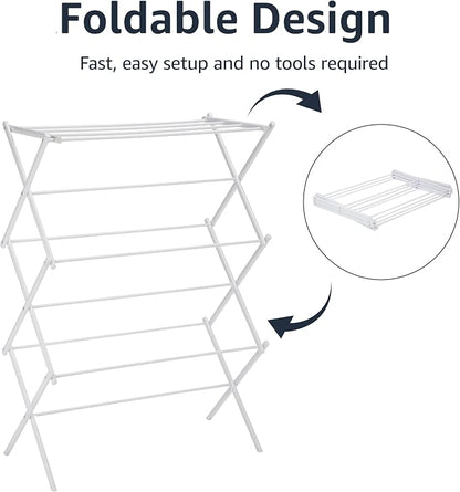 Amazon Basics Foldable Portable Laundry Rack - Image 3