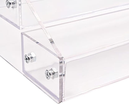 Kingtaily Widen 4 Tiers Stand Shelf Holder Clear Acrylic Rack - Image 6