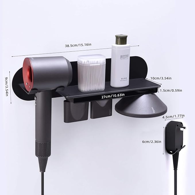FLE Hair Dryer Holder Wall Mounted - Image 5