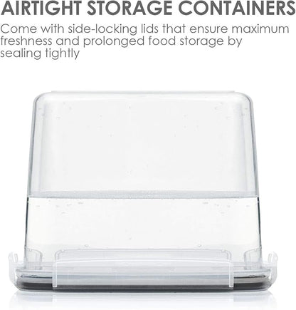 Vtopmart Food Storage Containers 3.3 quart / 3.6L, 4 Pieces BPA Free Plastic - Image 7