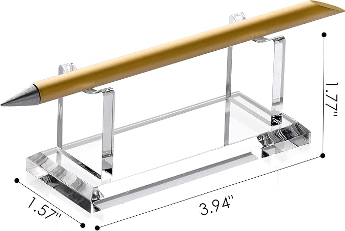 SANRUI Acrylic Pen Holder Display Stand, Shop Fountain Pencil Makeup Brush Rack - Image 2