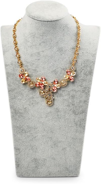 Oirlv Velvet 3-Dimensional Jewelry Stand Necklace Pendant Chain Jewelry Bust by Oirlv