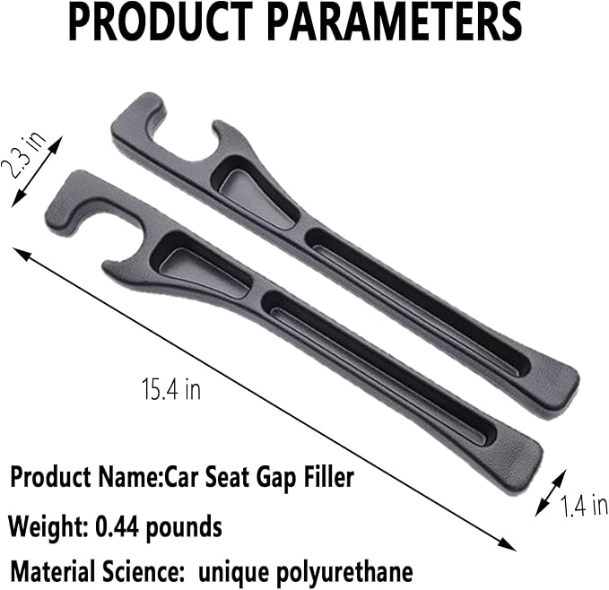 Car Seat Gap Filler, car in between seat catcher 2-Pack No-Drop Seat Side Gap - Image 6