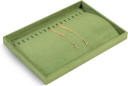 Velvet Jewelry Display Tray For Bracelet Pendant Necklace, Drawer Insert - Image 4
