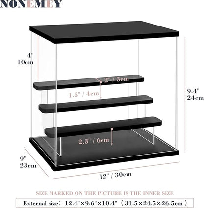 NONEMEY Clear Acrylic Display Case Stand - Image 3