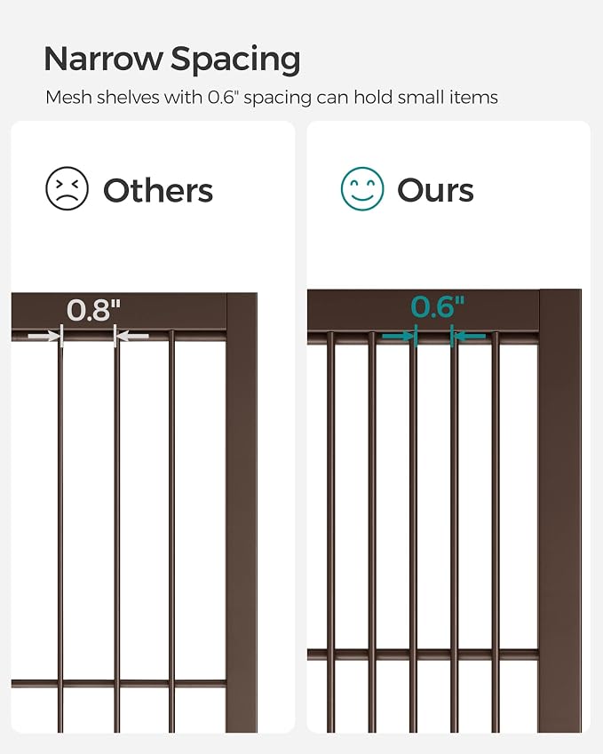 SONGMICS 3-Tier Metal Storage Rack - Image 6