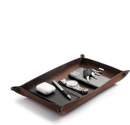 Main Street Forge Leather Valet Tray by MainStreetForge