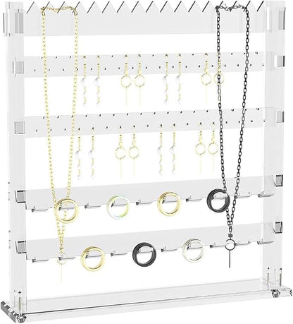 Coward Acrylic Jewelry Holder Stand, Tabletop Necklace Earring Ring Jewelry - Image 2