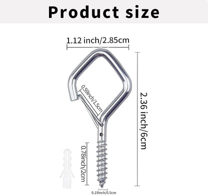 20PCS Eye Screw Hooks for Hanging Heavy Duty - Image 7