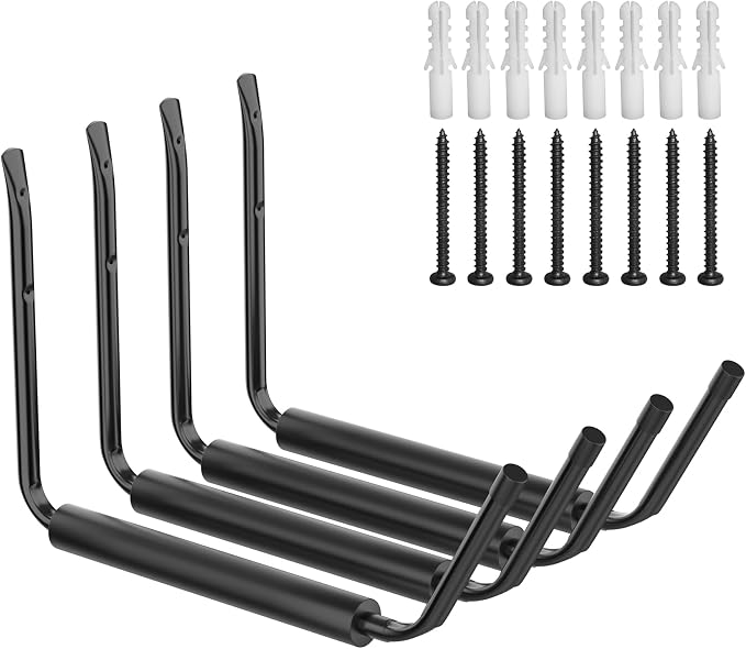 WALMANN Lightweight Kayak Storage Rack, Wall Mount Kayak Hooks - Image 9