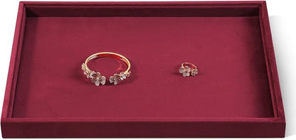 Velvet Stackable Jewelry Display Flat Tray by Dansmiy