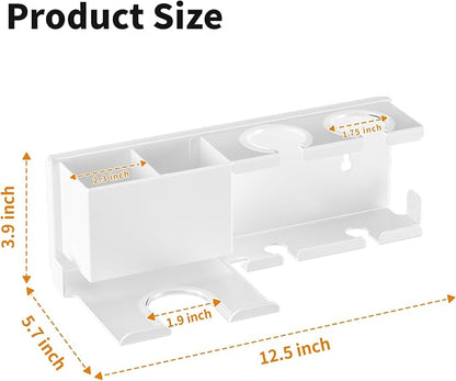 Hair Dryer Holder, Hair Tool Organizer, Blow Dryer Hanger Wall Mount - Image 2