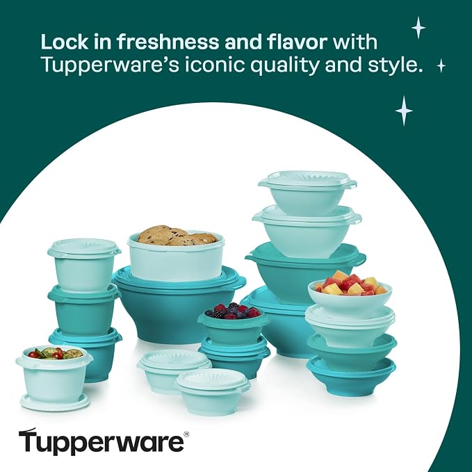 Tupperware Heritage Collection, New 36 Piece Food Storage Container Set in - Image 6