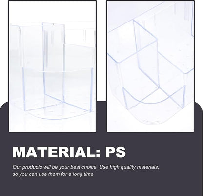 Wall-mounted Toiletry Case Transparent Multi-grid Cosmetic Storage Box - Image 3