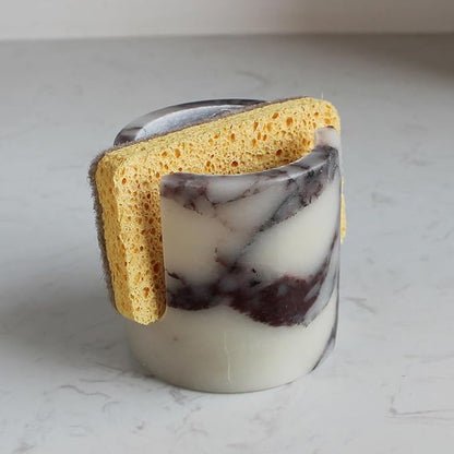 Natural Marble Travertine Sponge Holder by Nawgnail