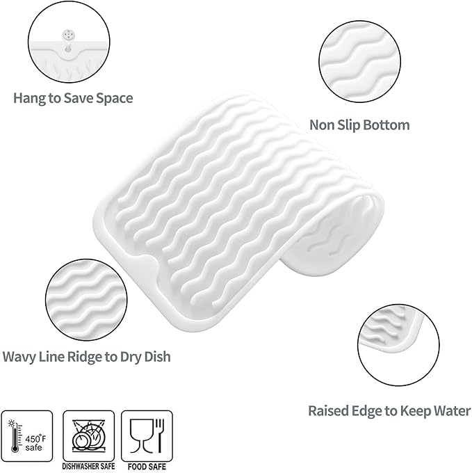 Silicone Dish Drying Mat for Multiple Usage, Easy clean, Eco-friendly, - Image 3