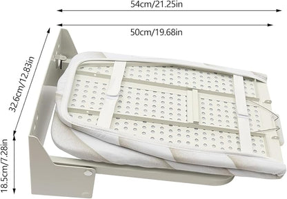 Wall Mounted Ironing Board Foldable Clothes Ironing Table Hiding 180 Degree - Image 2
