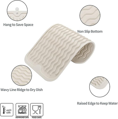 Silicone Dish Drying Mat for Multiple Usage, Easy clean, Eco-friendly, - Image 3
