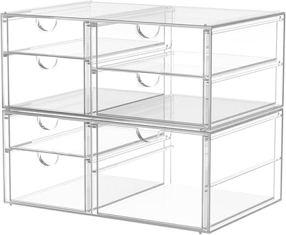 2 Pack Desk Organizers, Makeup Organizer Storage - Image 8