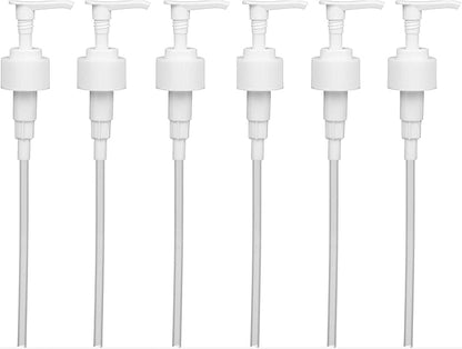 White Soap and Lotion Pump, Fits Most 32oz Soap Bottles, 28/410 Neck, 2cc by SpeakNaturals